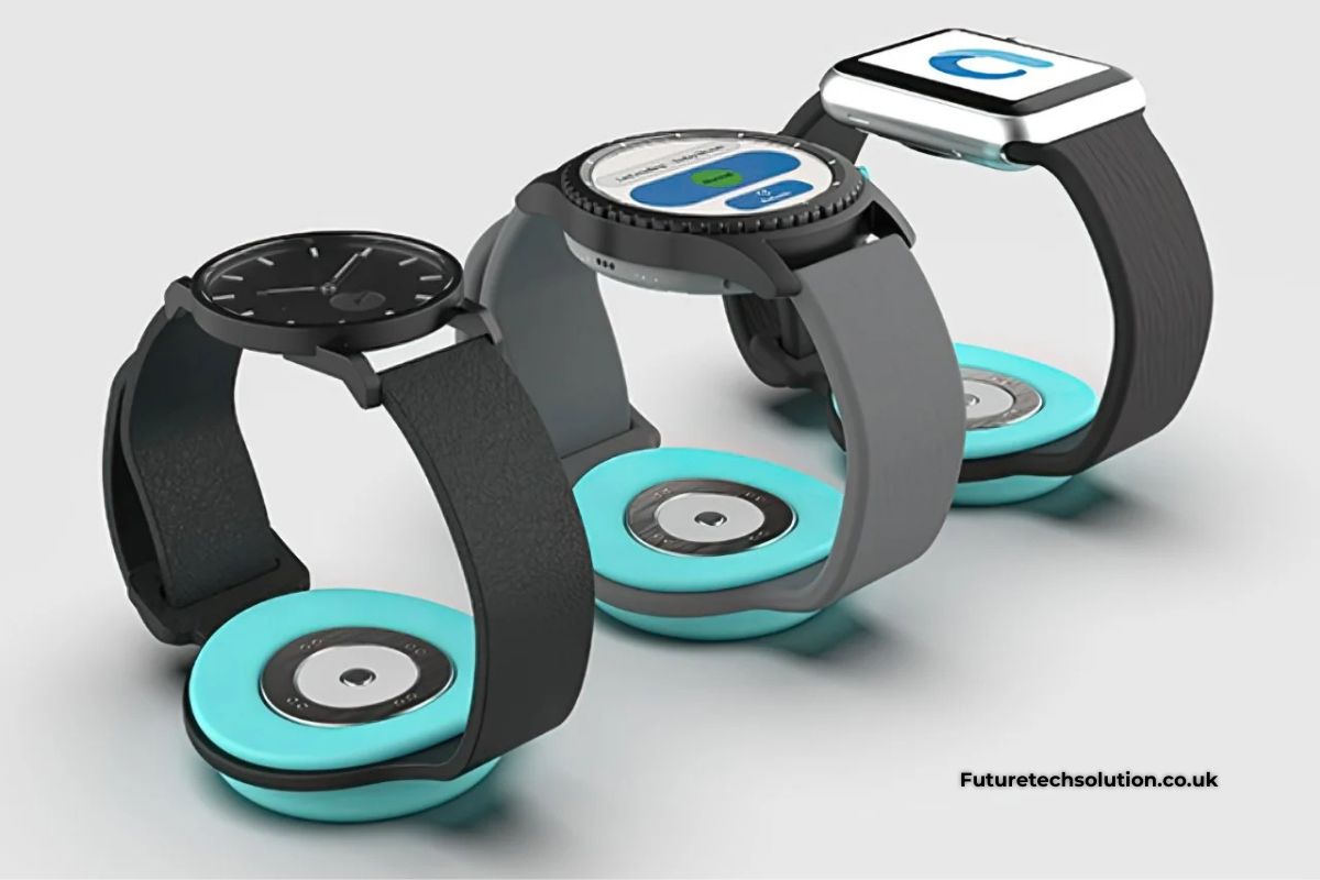 a group of smart watches gadgets